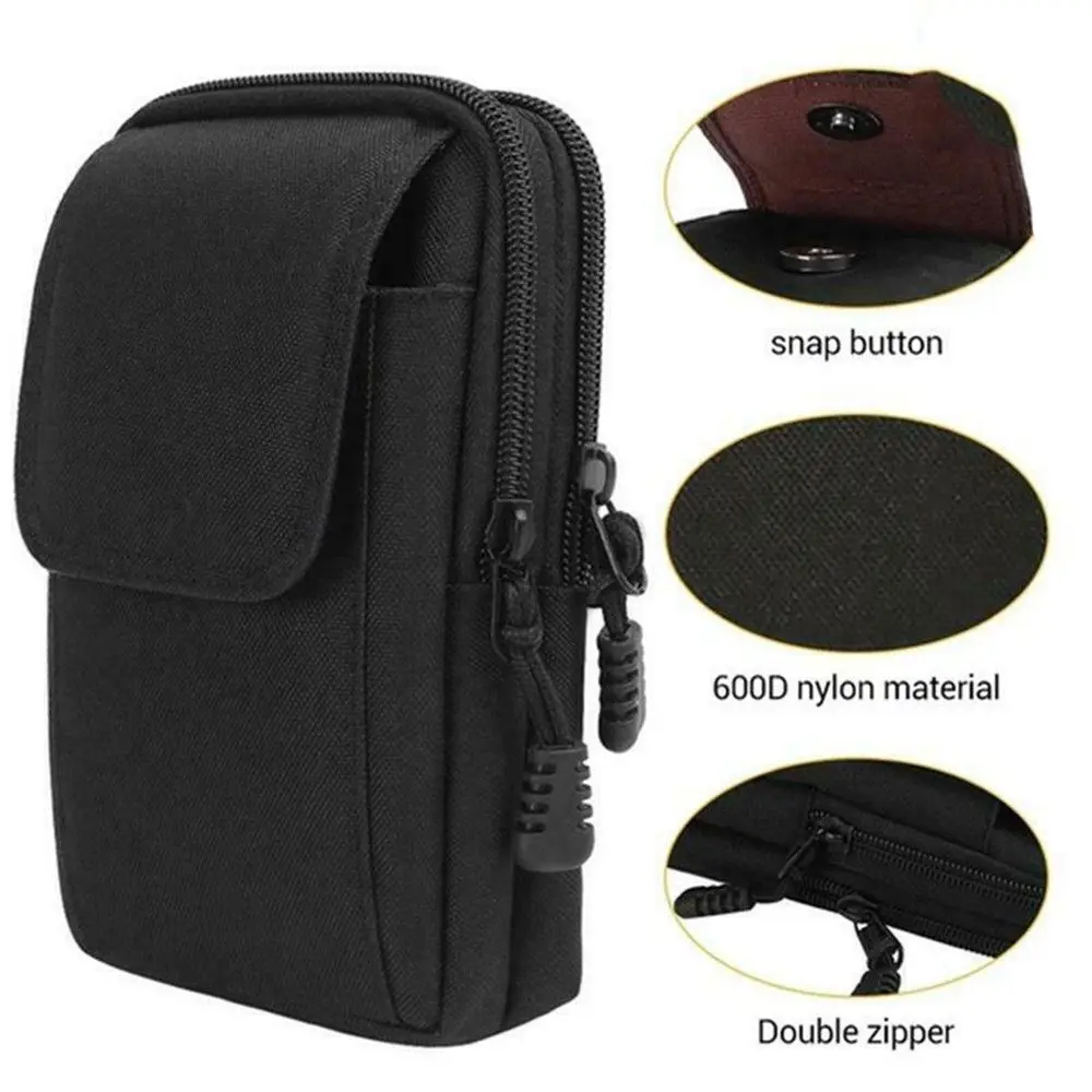 Edc Deep Carry - Men's Tactical MOLLE Belt Waist Pack,