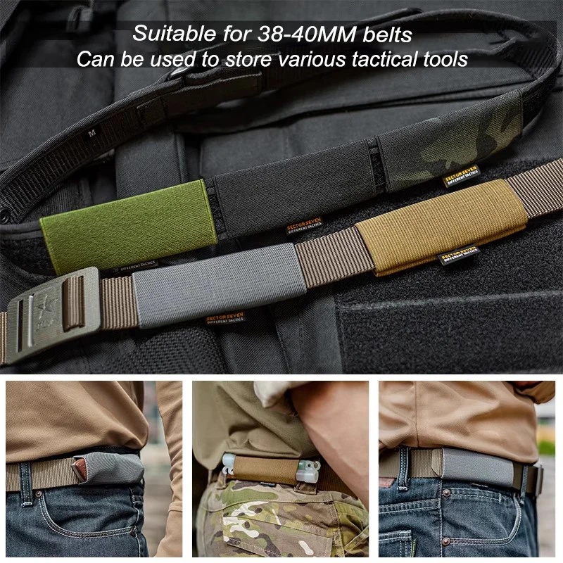 2pcs Belt Sleeve Elastic Loop  - огляд і ціна Edc Concealed Carry Belt