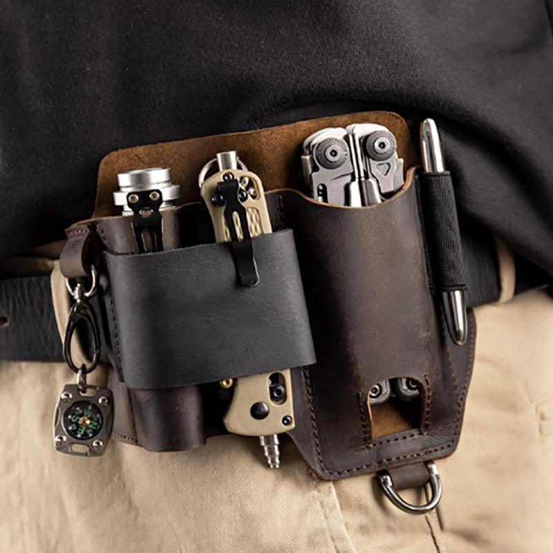 Men Leather EDCs Organizer She - огляд і ціна Edc Carry Pen