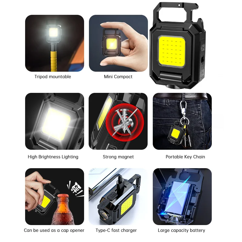 Mini LED Handheld Flashlights  - огляд і ціна Keychain Flashlight