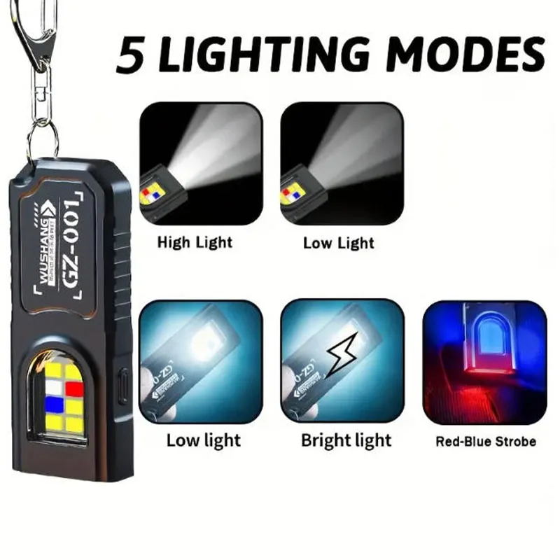 Powerful Mini COB LED Keychain - огляд і ціна Keychain Flashlight
