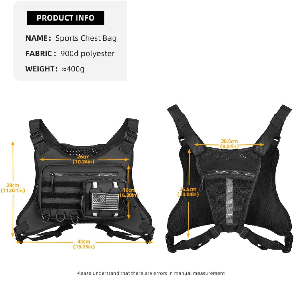 Men Women Tactical Chest Bag L - огляд і ціна Edc Carry Bag For Men