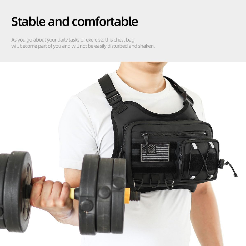 Men Women Tactical Chest Bag L - огляд і ціна Edc Carry Bag For Men
