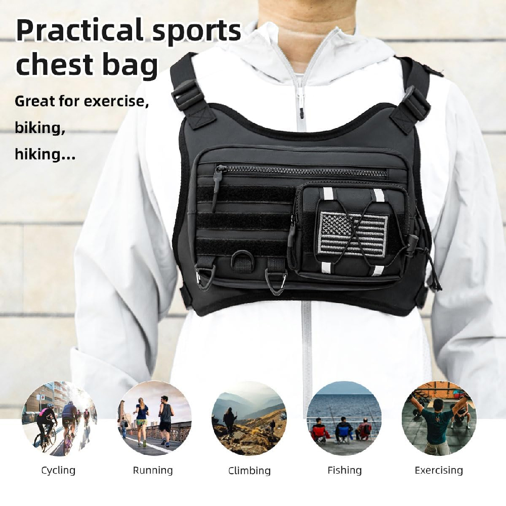 Men Women Tactical Chest Bag L - огляд і ціна Edc Carry Bag For Men
