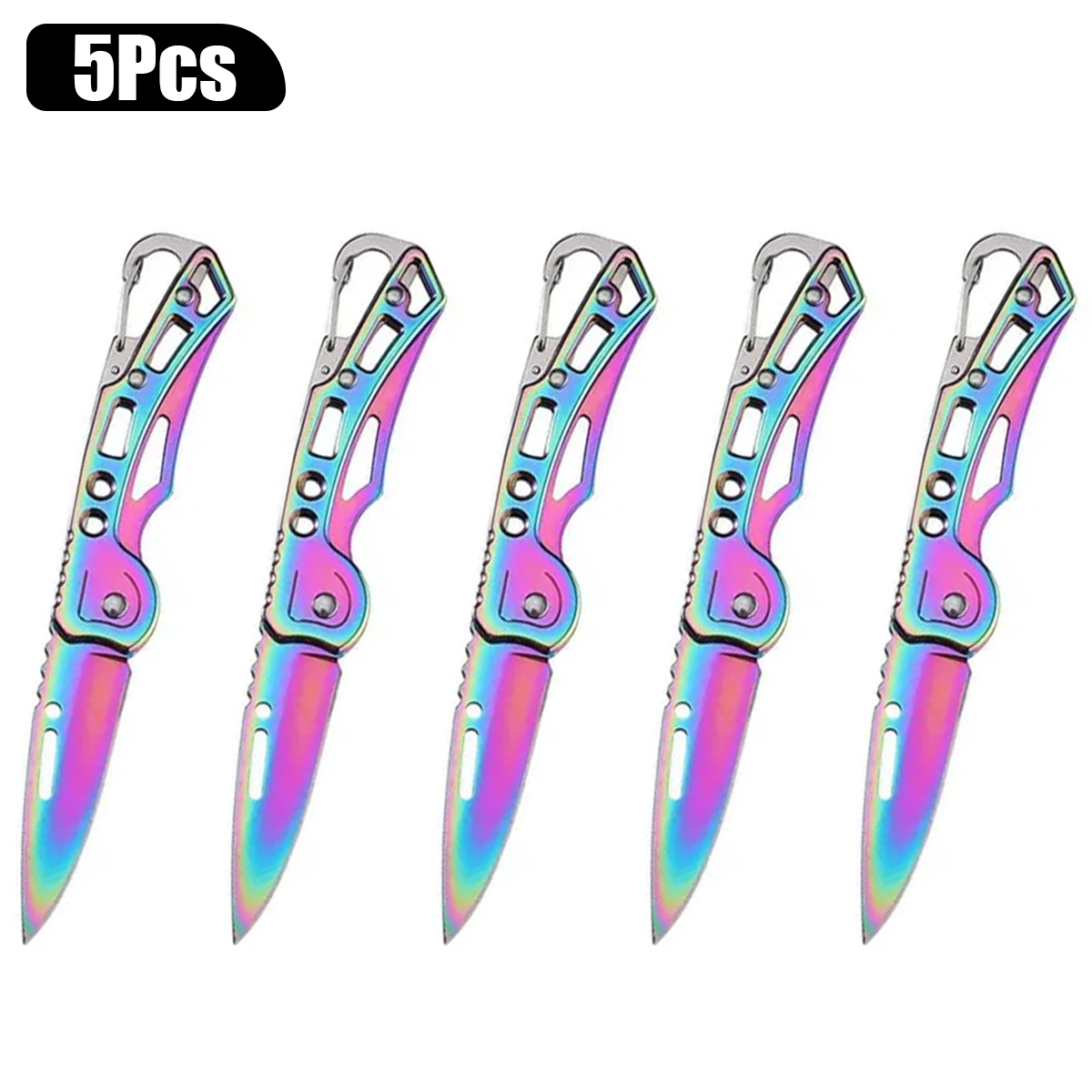 5-Piece Colorful Edc Pocket Kn - огляд і ціна Edc Carry Piece