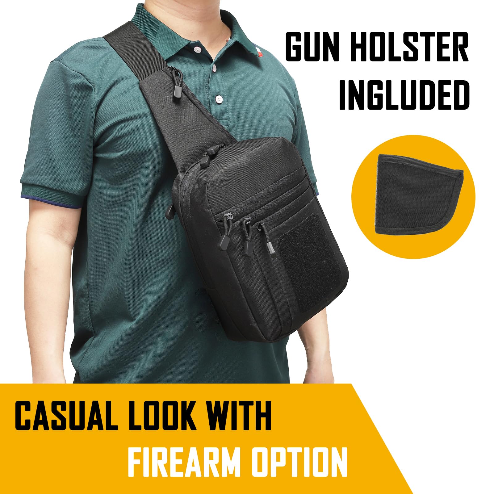 Concealed Carry Crossbody Bag  - огляд і ціна Edc Deep Carry