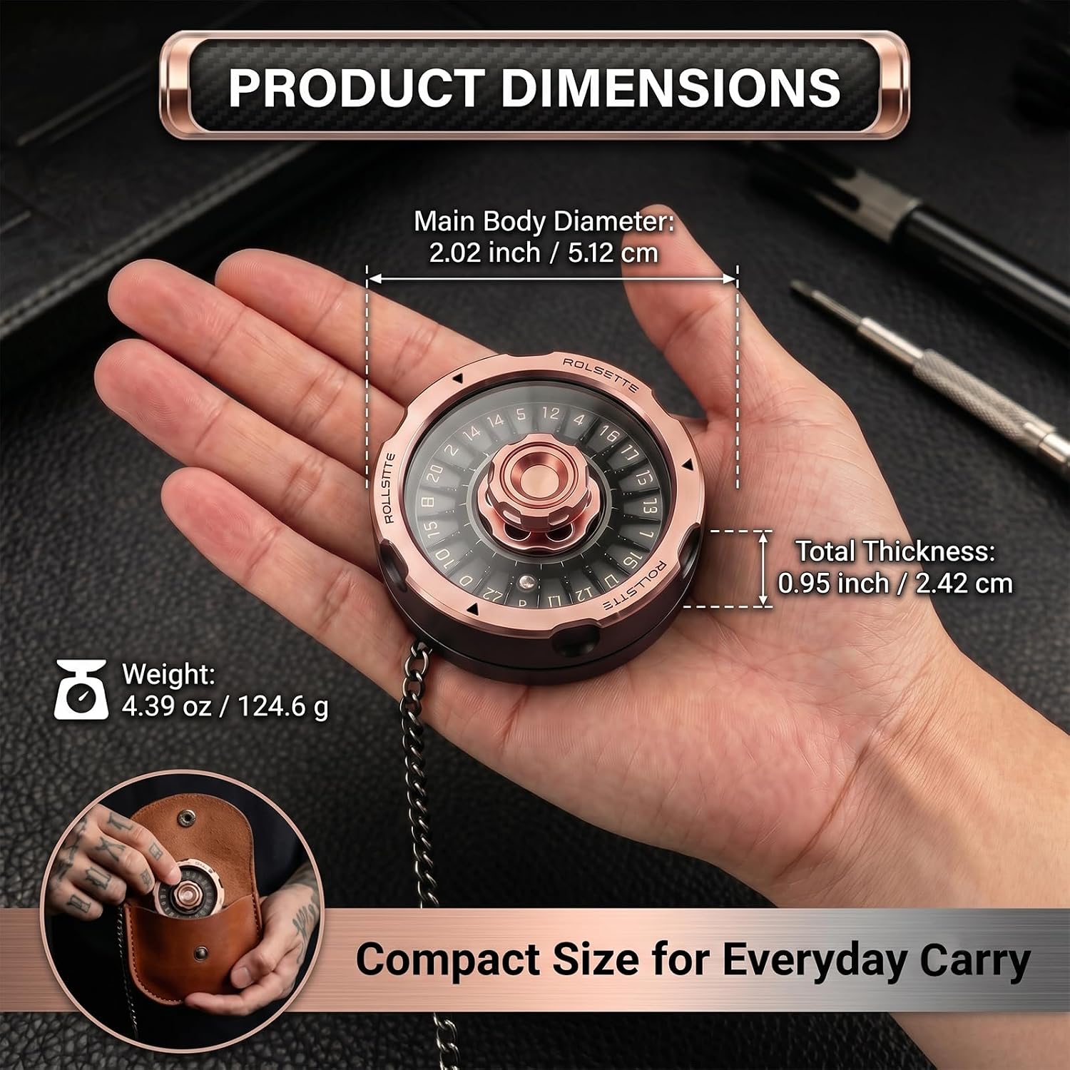Metal Mechanical EDC Spinner w - огляд і ціна Edc Carry Accessories